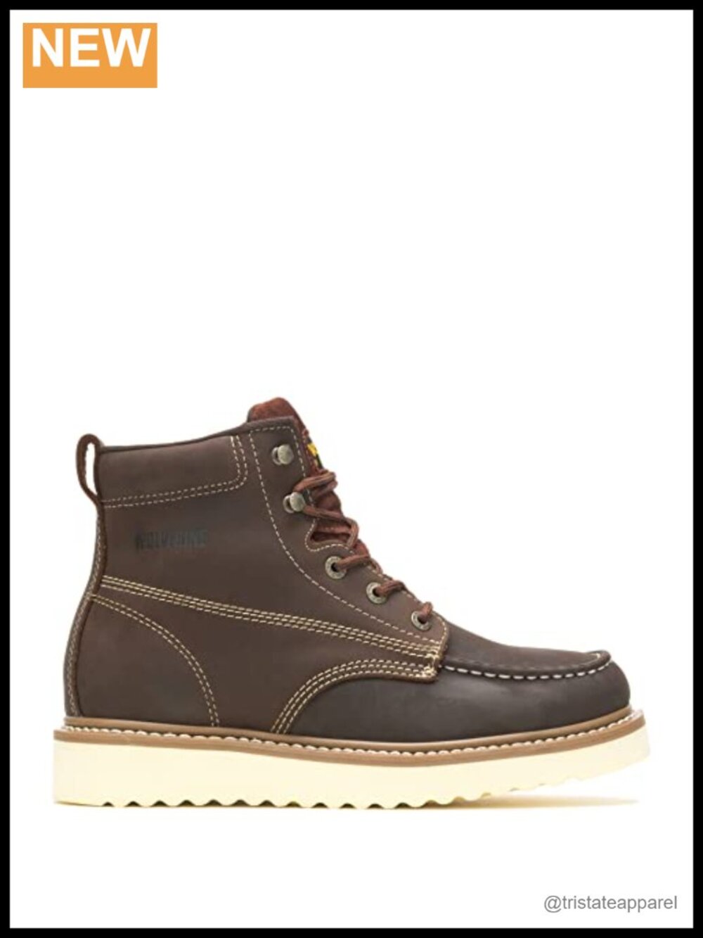 Wolverine Loader 6" Work Boot Full-Grain Leather Soft Toe Goodyear Welt